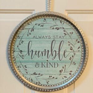 A one of a kind door hanger! Homemade